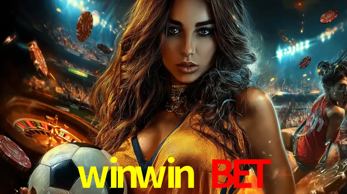 Mulher segurando uma bola de futebol em uma montagem que mistura a paixão esportiva com a emoção da roleta de cassino, tudo disponível na plataforma winwin bet.